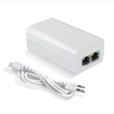 Imagem de PROCET PoE System Injetor Gigabit 24 V 30 W, Adaptador De Alimentação Passiva Via Ethernet, Porta Única Para Câmera Ip, Ponto Acesso Sem Fio/Sem Fio Longo Alcance/Telefones En30G-24