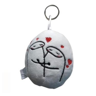 Imagem de Chaveiro Flork Amor Branco - W.u Pelucias (cleusa Do Valle