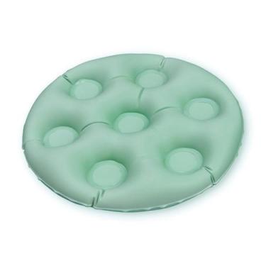 Imagem de Almofada Ortopédica Caixa de Ovo Redonda Inflável 2 em 1 - ASSENCIO