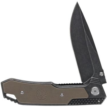 Imagem de Faca dobrável Smith & Wesson SW609, 21 cm, preto/marrom