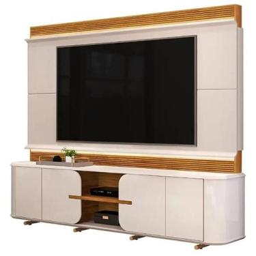 Imagem de Estante Lord para TV até 75 Polegadas Ripado 4 Portas DJ - Dj  moveis