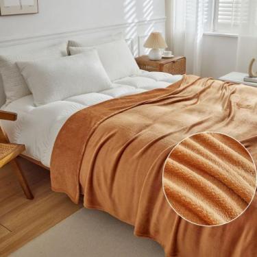 Imagem de Manta Microfibra Lisa Solteiro Soft Macia Macchiato - BETT DESIGN