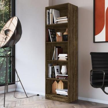 Imagem de Estante para Livros 5 Nichos Verniz Palermo - IRM