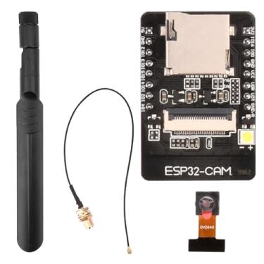 Imagem de FORIOT Placa De Desenvolvimento Esp32-Cam Wf+Bt Aprimorada Com Interface Antena Externa + Módulo Câmera Ov2640 2Mp 8Dbi Dual-Band 20Cm Cabo Pigtail Ipex Para Rp-Sma