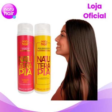 Imagem de Kit Progressiva sem formol + Shampoo Anti-Resíduos Natuterapia - Natuh