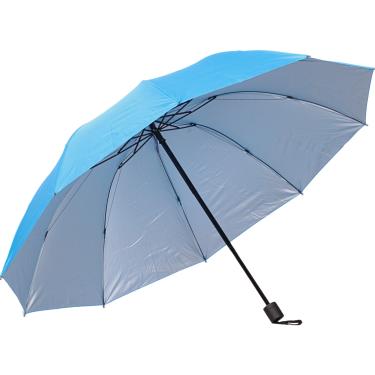 Imagem de Proteja-se, guarda-chuva (Sombrinha), Linha Premium, abertura manual, portátil para viagem, gigante, 10 varetas, Proteção UV UPF 50+ 99%, perfeito para Chuva e Sol, resistente ao vento, cobre 2 pessoas, Ø 1,25m, Azul