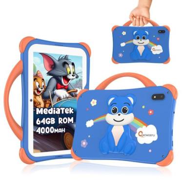 Imagem de Tablet CWOWDEFU Tablet infantil de 7 polegadas 64GB Android 14 4000mAh