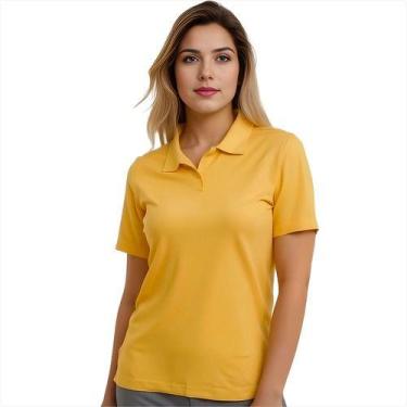 Imagem de Camisa Polo Feminina Camiseta Gola Atacado Uniforme Piquet - Vesttuari