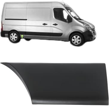 Imagem de Friso Lateral Traseiro Master L2h2 Ano: 2014 à 2023/Lado Direito/Antes da Roda Traseira/490mm. - O melhor Custo e Beneficio! VER FOTOS