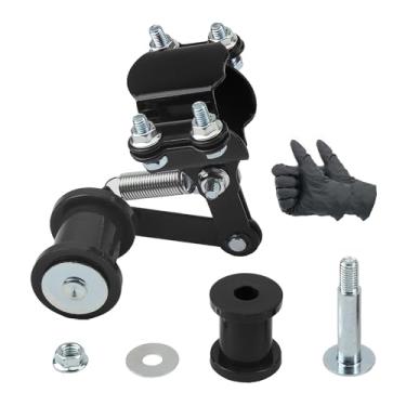 Imagem de PowerMotor Corrente universal ajustador tensor guia mola roda dentada corrente com guia sobressalente substituição para Predator 212 Pit Dirt Bike 4 rodas Go Kart peças de motocicleta preto