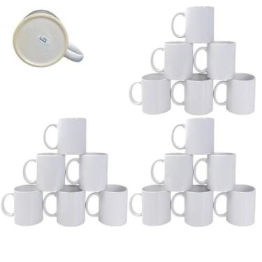 Imagem de Caneca Ceramica para Sublimacao Live 325ml, 18 Canecas