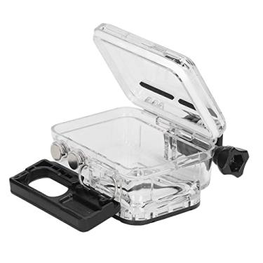 Imagem de Phefop Câmara de Ação do Duplicador Protetivo de Proteção de 197 Pés para um RS de 4k RS, Alojamento Submarino de Alta Transmitância para Câmera Esportiva, 60m PC à Prova D'água Acrílica de Aço