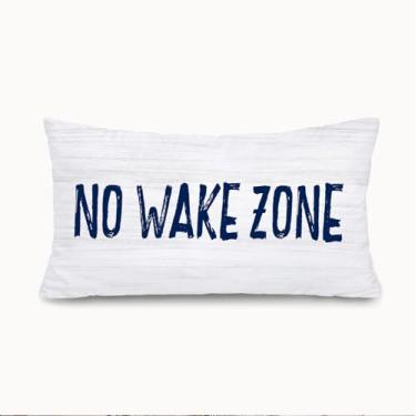 Imagem de Znzd Decoração náutica, capa de almofada náutica divertida sem despertar, decoração de 30 x 50 cm, aventura casa de fazenda, varanda, sofá-cama, decoração de casa