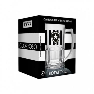 Imagem de Caneca de Vidro Chopp 119032 Botafogo Oficial 340ml-Unissex