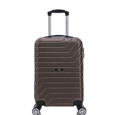 Imagem de Mala de Viagem Bordo rodas 360 ABS cadeado Embutido tripx, Café