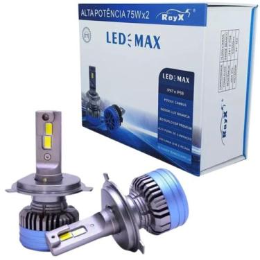 Imagem de Par Ultra Led Max H4 6000k 15000lm 150w 12v/24v - RAYX