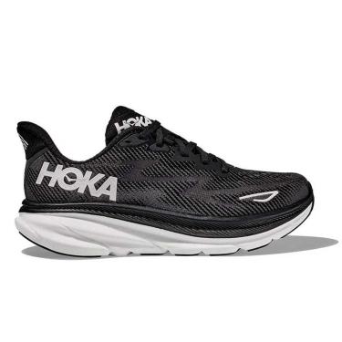 Imagem de Tênis Hoka Clifton 9 Masculino Preto e Branco-Masculino