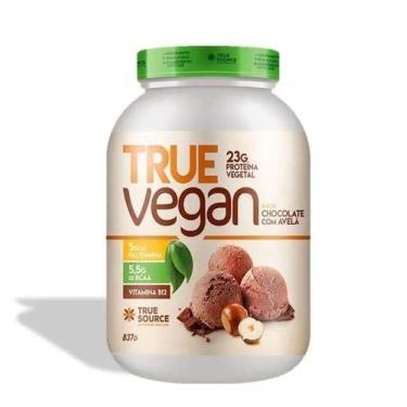 Imagem de True Vegan Proteína Vegana 837g - True Source - Zero Lactose Sabor Tru
