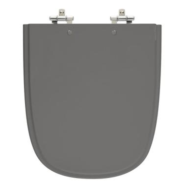 Imagem de Assento Laqueado Ibiza Cinza Escuro Tampa Para Vaso Incepa