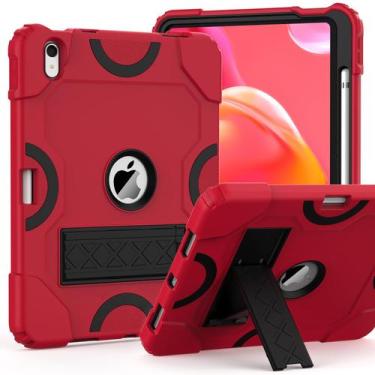 Imagem de Capa Grifobes para iPad de 11 polegadas (A16) 2025/10ª geração vermelh