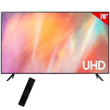 Imagem de Smart TV LED 70" Samsung UN70AU7000G 4K Ultra HD Bluetooth HDMI / USB 