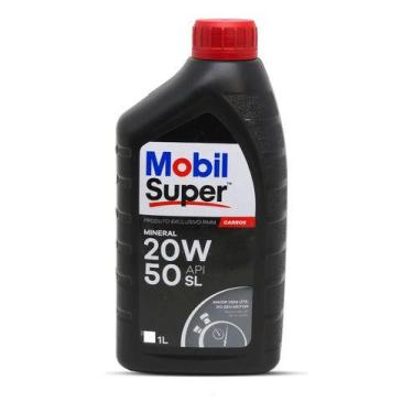 Imagem de Óleo Lubrificante Motor 20w50 Sl Mineral Mobil Super 1 Litro - MOBIL -