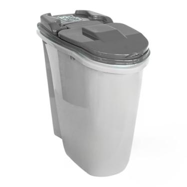 Imagem de Pote Porta Ração e Grãos Dispenser 40 Litros 18 Kg Vedação Completa + Pá Dosadora (CINZA 40 LITROS - 18 kg)