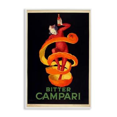 Imagem de Stupell Industries Design de arte giclée emoldurado branco amargo Campari por Marcus Jules, 61 x 40 cm