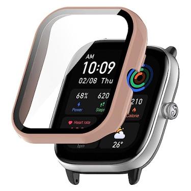 Imagem de Case Bumper Nsmart compatível com Huami Amazfit GTS 4 mini - Nandos-Store (GTS 4 mini, Rose)