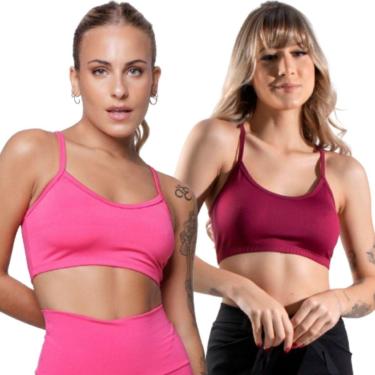 Imagem de KIT 2 Top Fitness Alça Fina Serra e Mar Modas Nadador Roupa Para Academia Treino Moda Feminina-Feminino