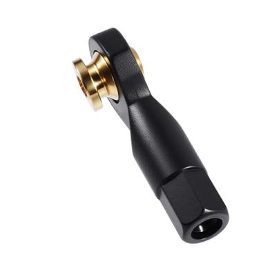 Imagem de FOCMKEAS Lever Steering Linkage Tie Rod End Ball Head End, M3 3.0xL29mm Tie Rod End Ball Head Holder, Single Protrusion Thread Ball Joint for RC Model Car Boat Airplane Black