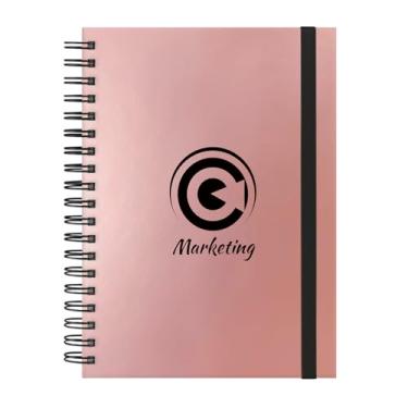 Imagem de Caderno Colegial Plus 12 Matérias Profissões Marketing (Rosê Gold)
