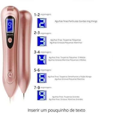 Imagem de Caneta Jato De Plasma Kit C/50 Agulhas+ 9 Ponteiras Top - Plasma Beaut