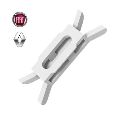 Imagem de 50 Grampo Presilha Calha Borracha Porta Palio Strada Clio - Plastcar