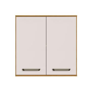 Imagem de Armário Duplo 80cm 2 Portas Criare Freijo Off Acetinado - SSX Multicoisas