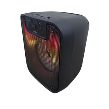 Imagem de Caixa de Som Portátil Bluetooth, 10W RMS, Alto-Falante 4 Polegadas, LED, Rádio FM, USB