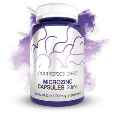 Imagem de Suplemento Nootropics Depot MicroZinc: cápsulas de 20 mg (30 unidades)