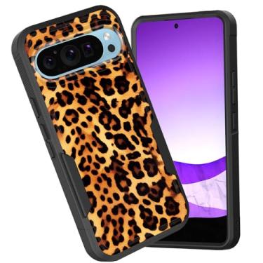 Imagem de CICPLKSE Capa para Pixel 10 Pro XL, camada dupla, híbrida, à prova de choque, rígida, policarbonato macio, TPU (poliuretano termoplástico), capa protetora para Google Pixel 10 Pro XL 6,8 polegadas