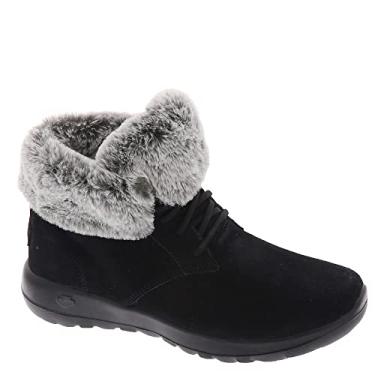 Imagem de Skechers Bota feminina moderna Joy-Plush Dreams, Preto/cinza, 6.5
