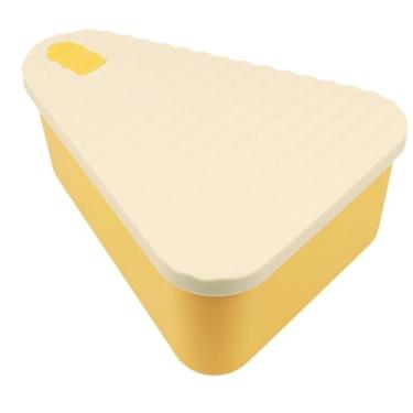 Imagem de Ｂｅｓｇａ Recipiente de Silicone à Prova de Vazamento para Comida de Pizza, Lancheira com Resistência à Temperatura de -40 °C a 200 °C para de Pizza, L Bege Amarelo, Tamanho real