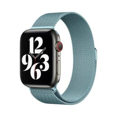 Imagem de Pulseira De Metal Milanese Loop De 44mm 40mm 45mm 41mm Para Apple Watc