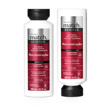 Imagem de Match. O Boticário Kit Shampoo e Condicionador Reconstrução Capilar Linha SOS Reconstrução Para Cabelos Danificados