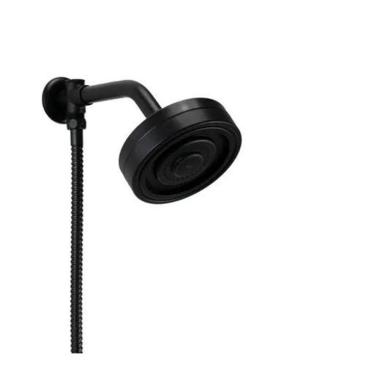 Imagem de Ducha Rainha Auto-Limpante Redonda Pr. Fosco C/Desv. 217158