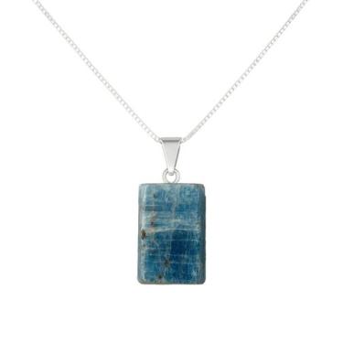 Imagem de Colar Natura Apatita Canudo - Cristal Natural, Prata 925