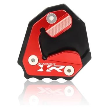 Imagem de Compatível com S1000XR S 1000XR S1000 XR 2014-2023, acessórios de motocicleta, placa de suporte, suporte lateral para pé, ampliar extensão (vermelho 2020-2023)