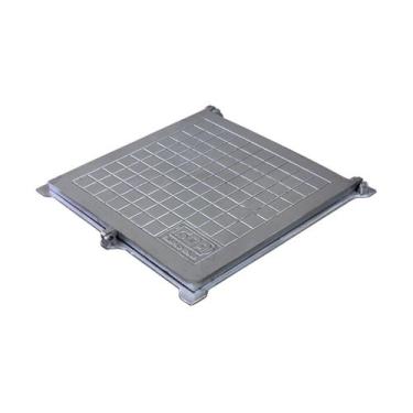 Imagem de Tampa Tampão de Chão Articulado Com Porta Cadeado 80x80cm - G.D.A. IND