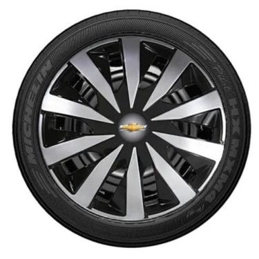 Imagem de Jogo 4 Calota Seven Pta Aro 14 Para Celta Onix Sedan - Elitte Motors