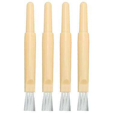 Imagem de QANYEGN 4 pces removedor de ponto, escova de borracha manual design bordado ferramenta de remoção, borracha de linha de costura portátil para costurar roupas