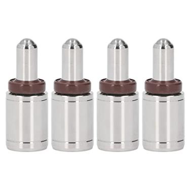 Imagem de Válvula de controle do manípulo do joystick escavadeira 4 PCS de alta dureza, sem rebarbas, liga de aço, borracha selada, controlador de joystick de substituição para