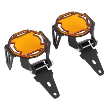 Imagem de ZJchao Tampa Luz de Nevoeiro, Conjunto Lâmpada de Nevoeiro de Alumínio Motocicleta Protetor Lâmpada de Motocicleta Tampa Luzes de Com Junta de Parafuso para S1000XR F750GS F850GS R1200GS/ R1250GS